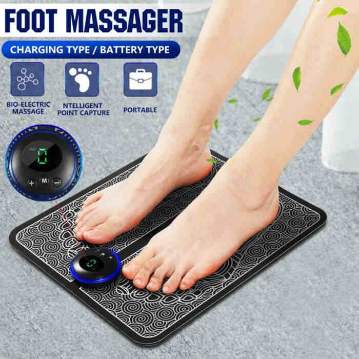 USB Charging Smart Display EMS Foot Massager Mat